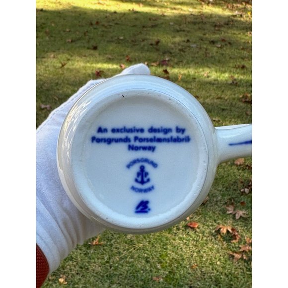 1973 Porsgrund Norway Limited Edition Christmas Mug "Promise of the Savior" Vtg - Picture 6 of 6